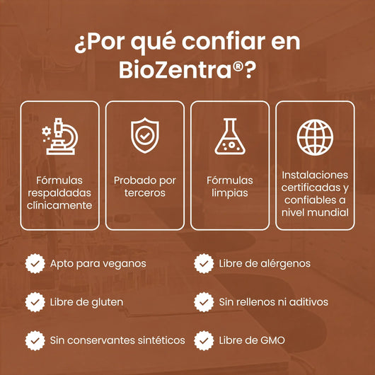 Biozentra - Canela de Ceylon 7200mg con Aceite MCT