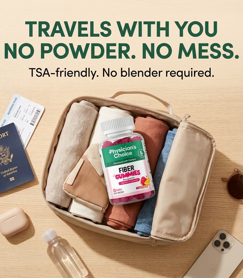 It travels with you—no powder, no mess, no hassle.